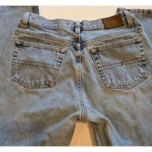 Vintage Tommy Hilfiger Womens Boootcut Jeans Denim Light Wash 6 28 X 30 Logo Boy